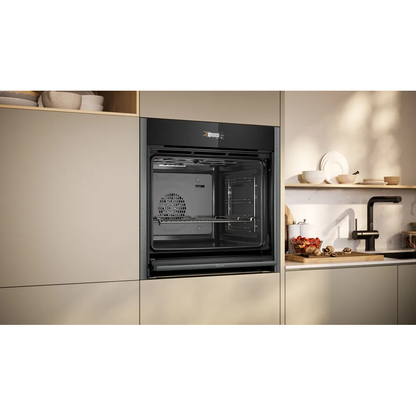 NEFF B54CR31G0B Built-in Slide & Hide Single Oven